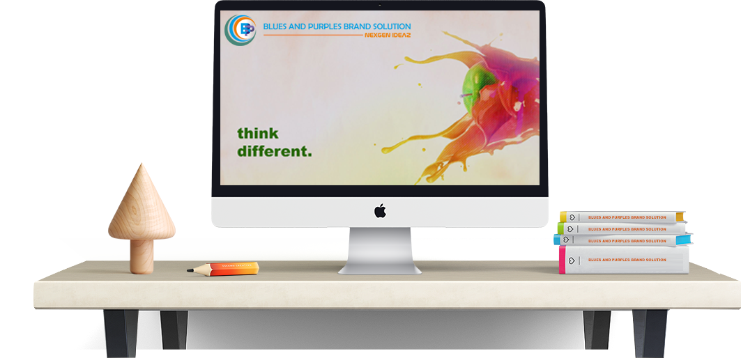 Exhibition Stall Design Service, Exhibition Booth Design & Fabrication - Blues and Purples